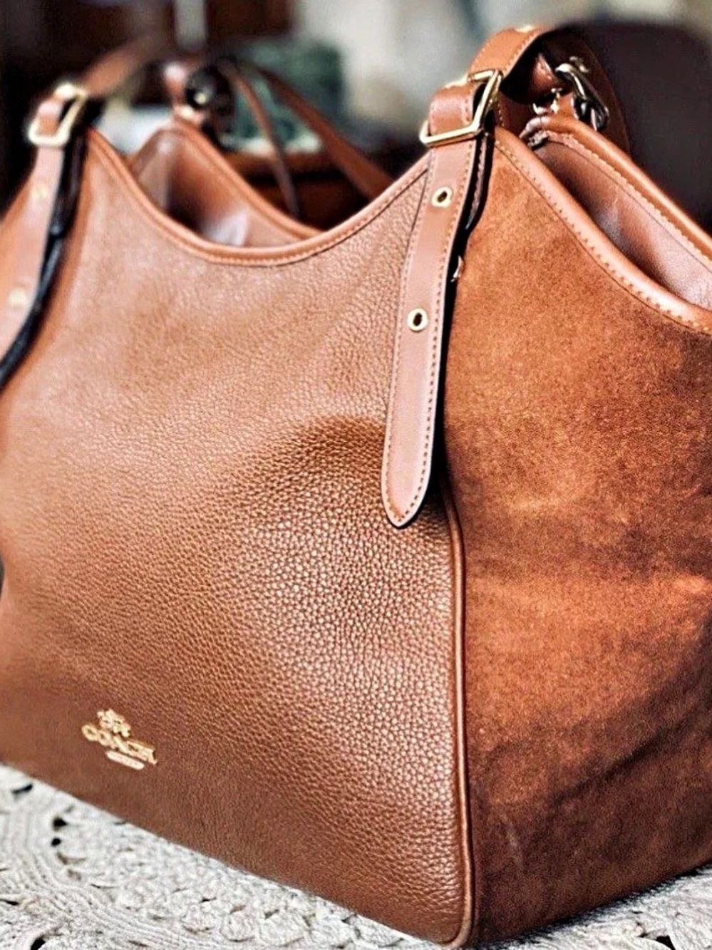 Coach Meadow Shoulder Bag Brown